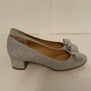 Salvatore Ferragamo Vara Glitter Loafers